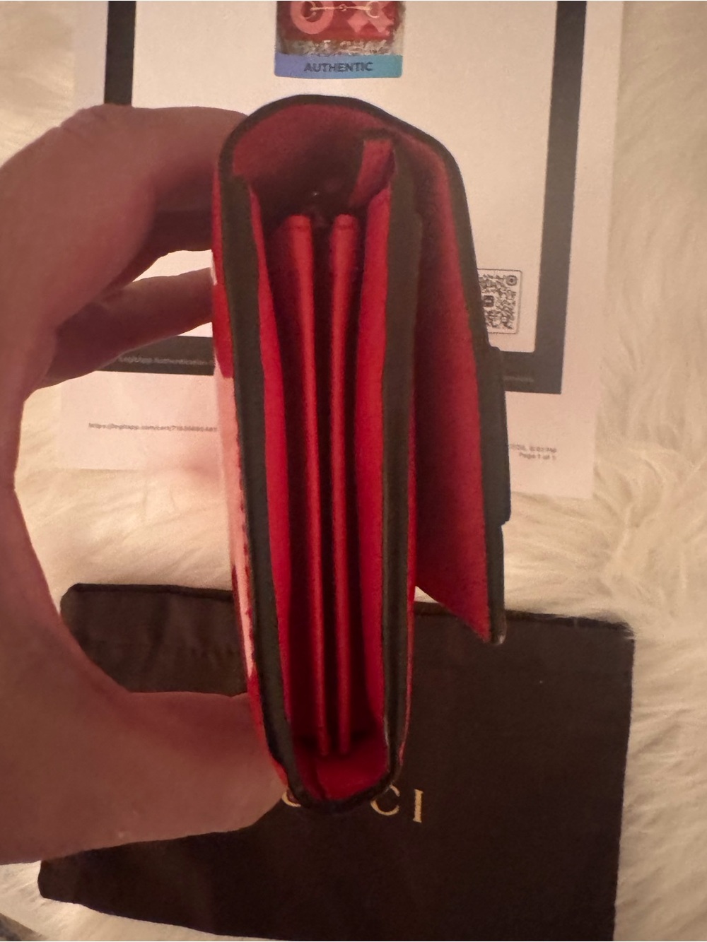 Gucci Red Patent Leather Horsebit Continental Wallet - Picture 4 of 15